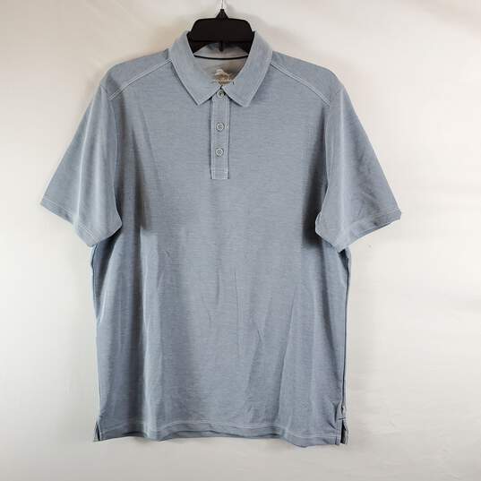 Tommy Bahama Men Blue Polo M NWT image number 1