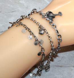 Bundle of 3 Sterling Silver Bracelets
