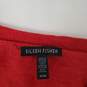 Eileen Fisher WM's Salmon Color 100% Merino V-Neck Sweater Size MM image number 3