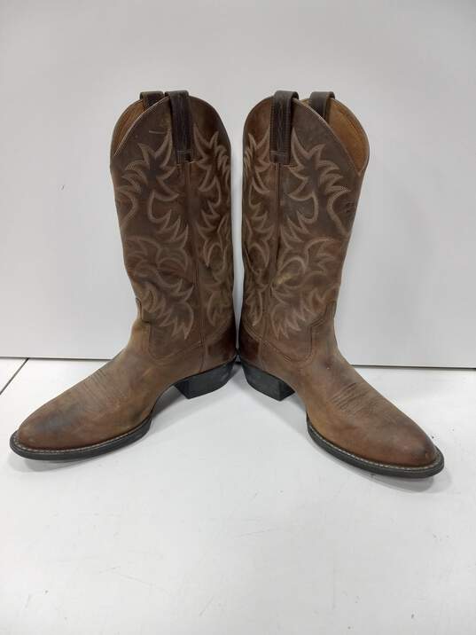 Ariat Men's Brown Cowboy Boots Size 10.5 image number 2