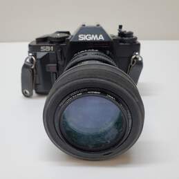 Sigma SA-1 Black SLR 35mm Film Camera with 1:3.5-4.5 f=28-85mm Lens Untested
