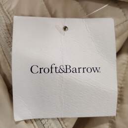 Croft & Barrow Women Ivory Quilted Jacket L NWT alternative image