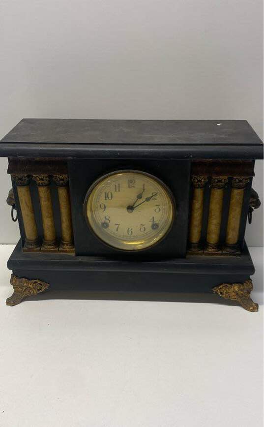 Gilbert Antique 1918 8 Day Clock Mantle image number 1