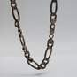Sterling Silver Figaro Chain Link 22" Necklace 73.5g image number 4