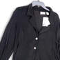 NWT Womens Black Travelers Stretch Long Sleeve Button Front Jacket Size 2 image number 4