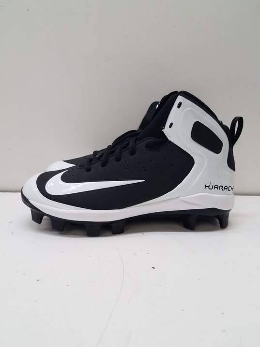 Nike Alpha Huarache Pro Black, White Cleats 923434-011 Size 5Y/6.5W image number 1
