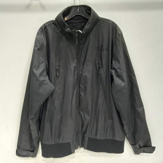 The North Face Black Windbreaker Jacket Men's Size L image number 1