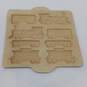 1998 - Pampered Chef Stoneware Gingerbread Hometown Train Cookie Mold image number 1