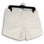NWT Womens White Flat Front Slash Pocket Callahan Chino Short Size 6 image number 2