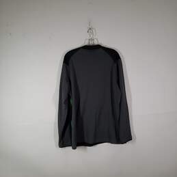 Mens Dri-Fit Oregon Ducks 1/4 Zip Long Sleeve Basketball Sweatshirt Size XL alternative image