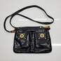 Marc by Marc Jacobs Black Croc Embossed Patent Leather Crossbody Bag AUTHENTICATED image number 1