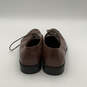 Mens Michigan Brown Leather Almond Toe Lace-Up Oxford Dress Shoes Size 11 image number 1