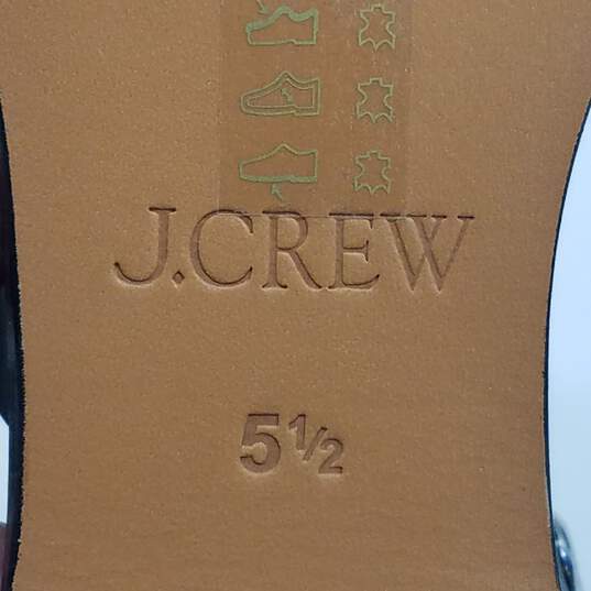 J. Crew Leather Grommets Sandals Black 5.5 image number 7