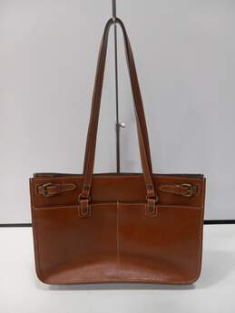 Patricia Nash Brown Leather Olivenza Tote Bag alternative image