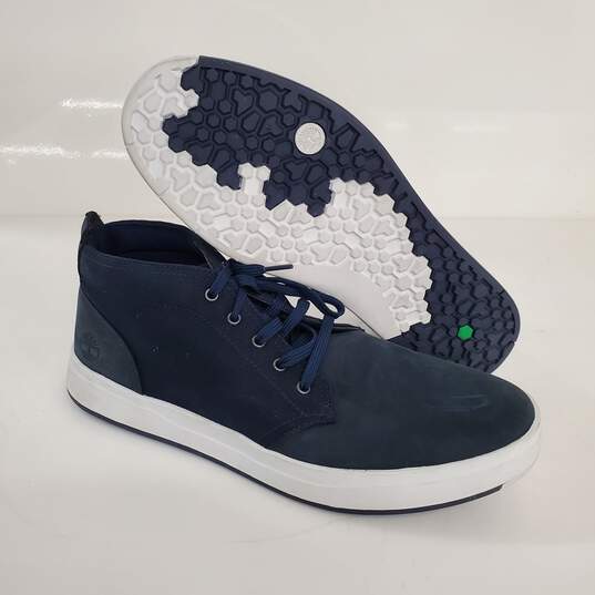 Timberland Davis Square Navy Sneakers Men's Size 12 image number 1