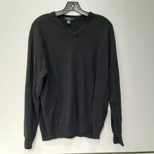 Men's Black Alfani Sweater Size M image number 1