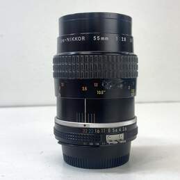 Nikon Micro Nikkor 55mm 1:2.8 Close-up Camera Lens