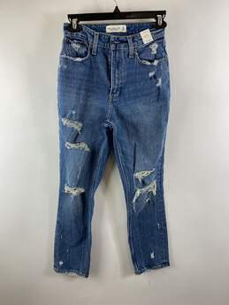 Abercrombie & Fitch Blue Jeans 24 NWT
