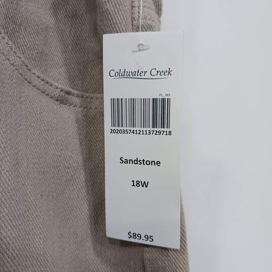 Coldwater Creek Beige Pants Women's Size 18W image number 3