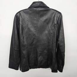 Fourteen Zero Black Leather Jacket alternative image