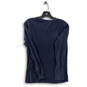 Womens Blue Rhinestone Denver Broncos Long Sleeve NFL T-Shirt Size Medium image number 2