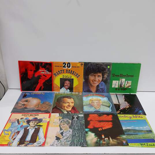 Bundle of 12 Assorted Vinyl Records image number 1