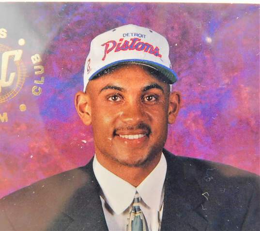 1994-95 HOF Grant Hill Topps Stadium Club Rookie Detroit Pistons image number 3