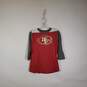 Womens 3/4 Sleeve San Francisco 49ers Football NFL T-Shirt Size Small image number 1