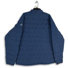 Eddie Bauer Mens Blue Mock Neck Long Sleeve Full-Zip Puffer Jacket Size 2XL alternative image