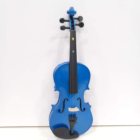 Blue Violin In Case w/ Accessories image number 4
