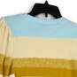 Womens Multicolor Long Sleeve Crew Neck Regular Fit Pullover Sweater Sz XS image number 4