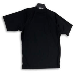 Womens Black Dri-Fit Crew Neck Short Sleeve Pullover T-Shirt Size Large alternative image