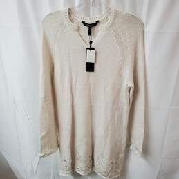 BCBGMaxazria Cream Sweater Dress in Size XS