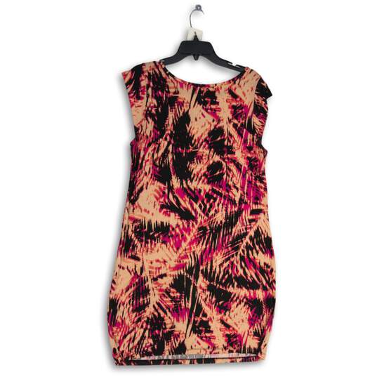 APT. 9 Womens Multicolor Abstract Round Neck Sleeveless Sheath Dress Size L image number 2