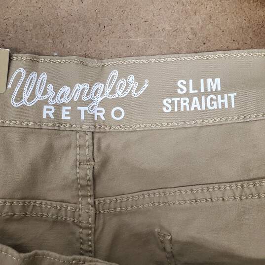 Wrangler Retro Women Tan Pants Sz32 NWT image number 4