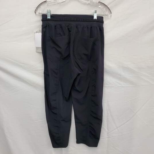 NWT WM's Zella Zelflex Black Yoga Pants w Drawstring Size SM image number 2