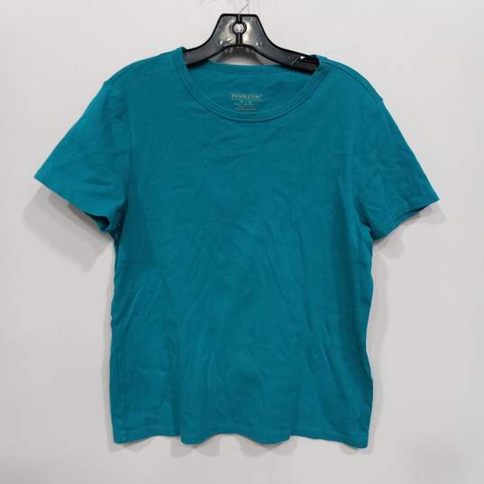 Pendleton Teal T-Shirt Women's Size M/P image number 1