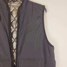 Ralph Lauren Men Black Silver Puffer Vest XL alternative image