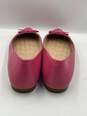 Womens Annabel C2911 Pink Leather Pointed Toe Ballet Flat Sz 11 W-0528782-E image number 4