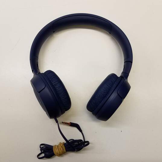 JBL Blue Wired Audio Headphones image number 2