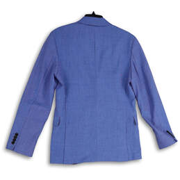 NWT Womens Blue Long Sleeve Notch Lapel Collar Two Button Blazer Size 48 alternative image