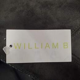 William B Women Black Suede Mid Skirt L NWT alternative image
