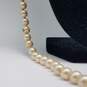 Sterling Silver FW Pearl Knotted 47 Inch Strand Necklace 111.3g image number 4