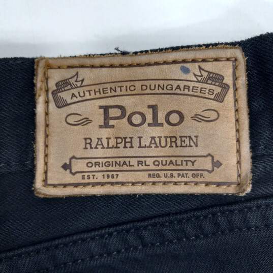 Polo Ralph Lauren Black Jeans Men's Size 38x30 image number 3