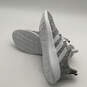 NWT Womens Puremotion FY8223 Gray White Lace Up Low Top Sneaker Shoes Sz 8 image number 5