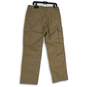 NWT LAPG Mens Khaki Flat Front Urban Ops Tactical Cargo Pants Size 36W/32L image number 2