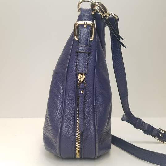 Kate Spade Cobble Hill Ella Purple Leather Shoulder Bag image number 5