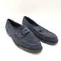 COACH G1128 Navy Blue Suede Slip On Penny Loafers Shoes Men's Size 10.5 D image number 3