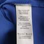 White House Black Market Women's Blue Crepe Tank Shirt Blouse Size M image number 3