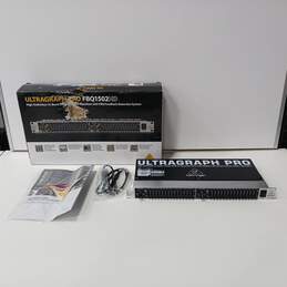 Behringer Ultragraph Pro FBQ1502HD 15 Band Stereo Graphic Equalizer IOB